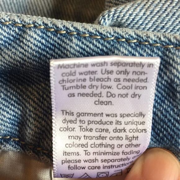 Kendall & Kylie Zip Front Jean Skirt Size 4 - Picture 5 of 5